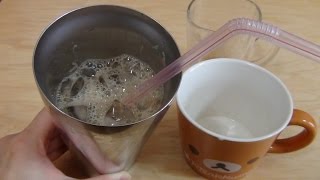 【アイスカフェラテ】 ネスカフェ バリスタ TAMA タマ 新型 で作ってみました♪