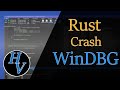 Rust crash debugging using WinDBG. Viewing variables and stack of a crashed rust application