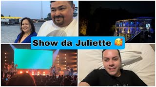 Fui no show da Juliette em Curitiba + Tour pelo hotel que fiquei com meus pais