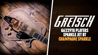 Peach Picks | Gretsch G6229TG Limited Edition Players Sparkle Jet BT | Champagne Sparkle