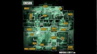 MW3 Face Off Callouts - Aground, Erosion, Getaway and Lookout Maps