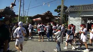 20180825 1006岩井の祭り高碕地区屋台の出発１