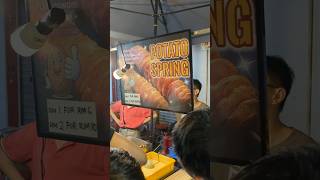 Akhil \u0026 his brother try crispy Potato Spring at Jonker Walk! 🥔✨ #MelakaStreetFood #ytshorts #viral