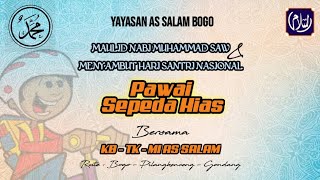 PAWAI SEPEDA HIAS MAULID NABI \u0026 HARI SANTRI NASIONAL 2022 YAYASAN AS SALAM BOGO