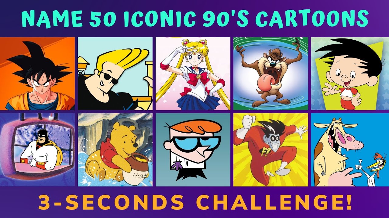 Name The 90s Cartoon In 3 Seconds 50 Cartoons âš 90s Trivia