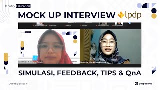 MOCK UP INTERVIEW 2 MENTEE LPDP TAHAP 1 2024 By Dapatify #11