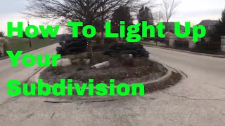 How to Install Lights For Subdivision Entry Ways And Finding Photocell