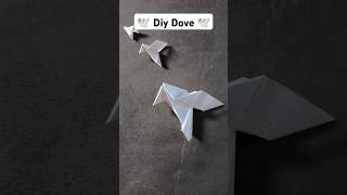 🕊️Diy Dove 🕊️🔥#origami# paper #craft#easy#art and craft #shorts#viral#trending