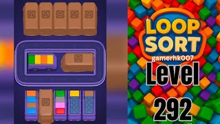 Loop Sort Level 292 Walkthrough Solution