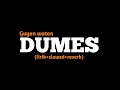 dumes - guyon waton (lirik)