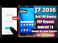 SM-J710F Samsung Galaxy J7 (2016) FRP Bypass  Android 7 | Samsung J710F Google Account Bypass 7.0