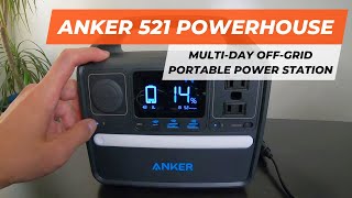 Anker 521 PowerHouse 256Wh Portable Power Station Overview - Great for camping!