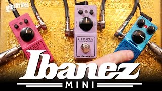 Ibanez Mini Pedals!! Super Metal, Chorus \u0026 Analog Delay