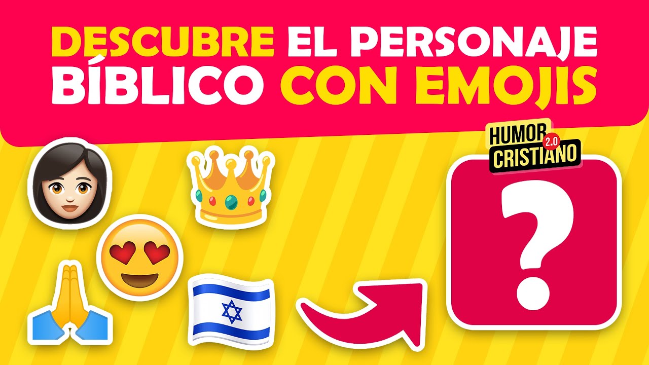 Descubre El Personaje Bíblico Con Emojis #1 - YouTube