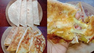 Cheese Potato Tacos🌮|চিজি পটেটো টাকোস🌮 | Easy Potato Tacos Recipe | Street Food। টাকোস রেসিপি