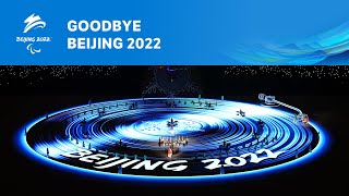 The Beijing 2022 Paralympic Flame Goes Out | Paralympic Games