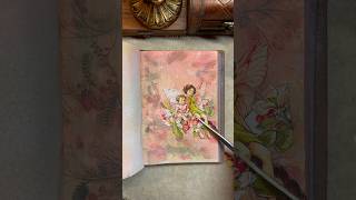 ASMR 1분 다꾸 | #사과꽃 apple blossom | #바이올런트 | #journaling | #scrapbooking | #journal