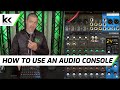 How To Use An Audio Mixing Console