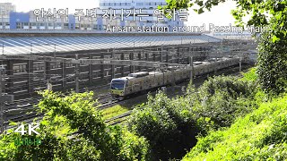 안산역 주변 지나가는 열차들 / Ansan station around Passing trains / 安山(アンサン)駅周辺通過列車