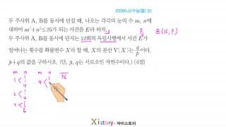 2009년 수능(수학능력시험) 수학 30번(나형)