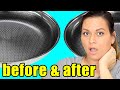 HexClad Pan before & after mixer test