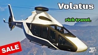 Volatus Review \u0026 Best Customization | GTA Online | SALE Transport Luxury Helicopter Travel in Style