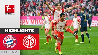 Goal festival in the Allianz Arena! | Bayern München - Mainz 05 8-1 | Highlights | MD 25 – BL 23/24