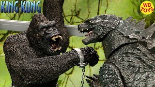 New King Kong McFarlane Toys Deluxe Box Set King Kong vs Godzilla Jurassic Park Unboxing Action