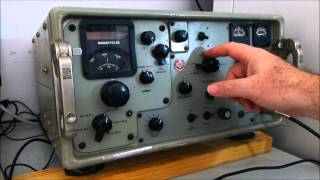 USN SRR-13 HF Receiver Demonstration