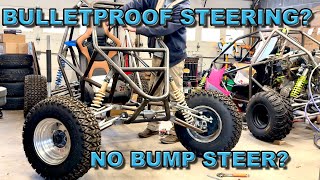 Bump Steer Setup on a Bulletproof Steering Rack: KJ Racying Crosskart