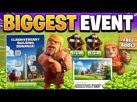 Explicación del nuevo evento Clashiversary Building Bonanza: nueva actualización del 12.º aniversario de Clash of Clans