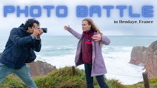 Vlog #48 - Photo BATTLE (Editing included) in French city of Hendaye