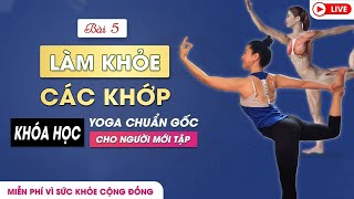 BÀI 5: Bài tập Yoga chuẩn gốc cho người mới tập _ Làm khỏe các khớp   / Nguyễn Hiếu Yoga