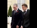 French President Macron meets with British Prime Minister Starmer