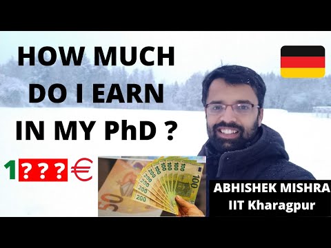 What is the salary of PhD holder in Germany?