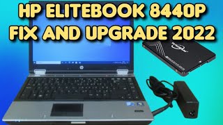 HP EliteBook 8440p Replacing the keyboard and upgrading to a SSD with Windows installation 2022