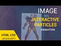 Image Into Interactive Particle Animation | HTML| CSS | JAVASCRIPT