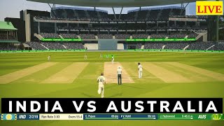 🔴 Live: Test 3 - Australia vs India - Day 1 AUS vs IND LIVE CRICKET || TEST Cricket 19 Live