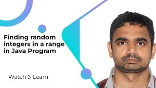 Finding random integers in a range in Java Program