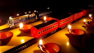 Centy Toys train Diwali special | Longest Centy Indian passenger train - Miniature Autoworld