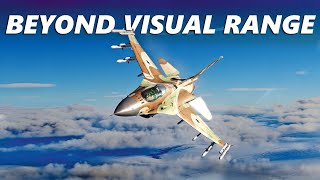 Growling Sidewinder And LongShot BVR Fight F-16 Viper Vs F-15 Eagle | DCS World