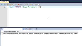 SQL Tutorial 43 REPEAT & REPLACE Functions