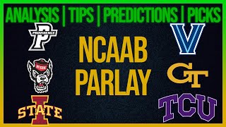 FREE College Basketball 2/15/22 Parlay Picks and Predictions Today NCAAB Betting Tips and Analysis