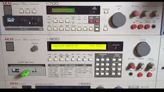 Akai S700 \u0026 S900 - MIDI sample dumps | tutorial + bonus S612