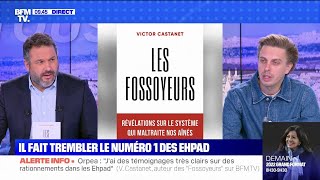 Maltraitance dans les Ehpad: Victor Castanet, l'auteur du livre 