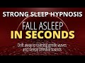 (Strong) Deep Sleep Hypnosis to Fall Asleep Fast | Dark Screen Experience