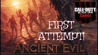 ANCIENT EVIL *FIRST ATTEMPT* | Call of Duty: Black Ops 4 Zombies -  DLC 2