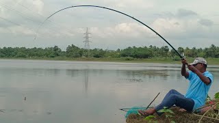 Incredible Tilapia Fishing Techniques 🎣🎣 Double Hook Fishing 🐟🐟 Village Traditional Floating method