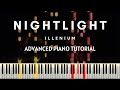 Illenium - Nightlight (Advanced Piano Tutorial  + Sheets & MIDI)