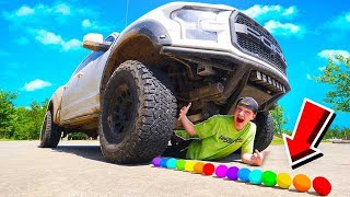 CRUSHING 50 SATISFYING THINGS WITH A GIANT TRUCK!